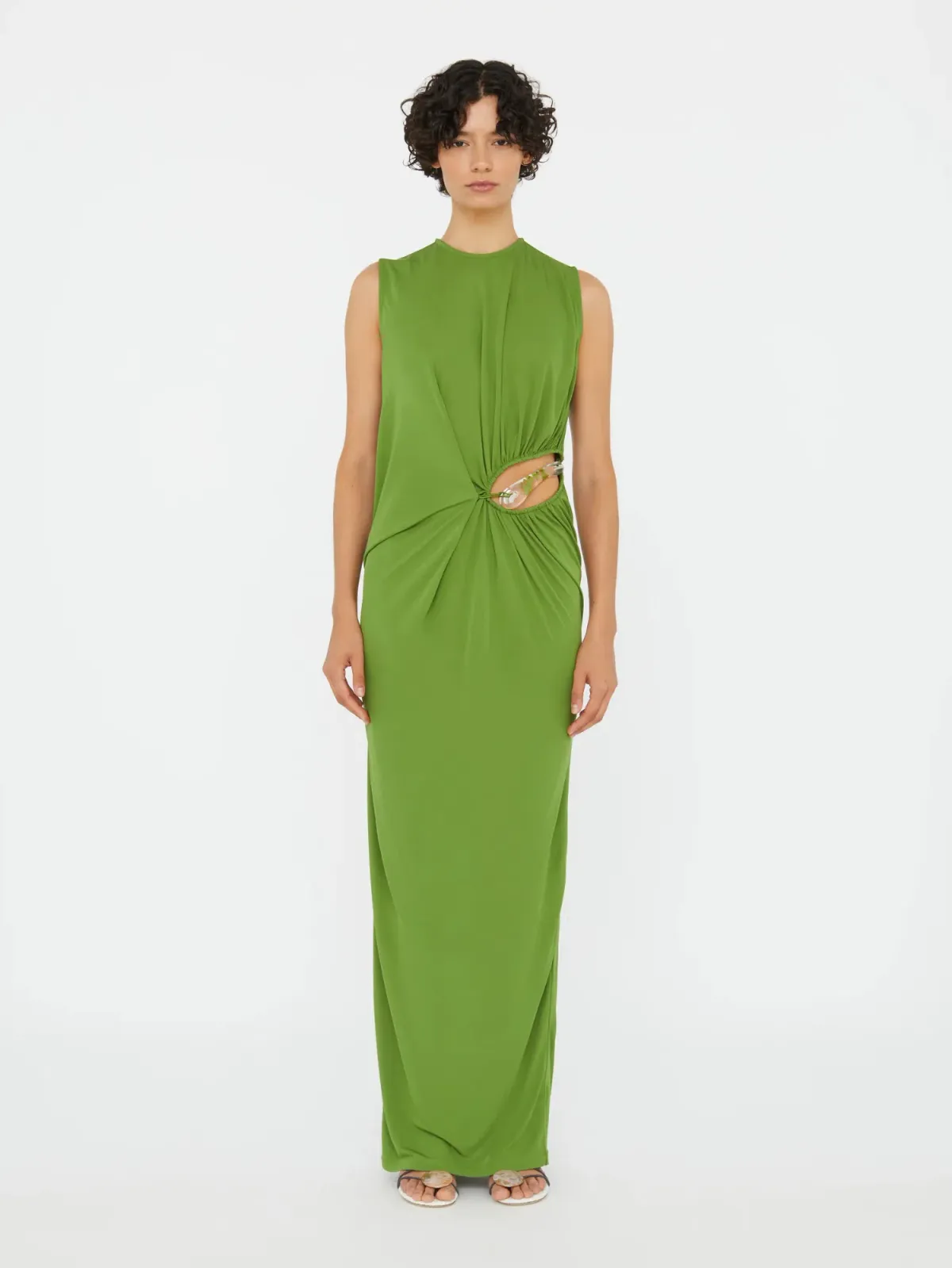 Encased Nature Suspended Jersey Tank Dress for rent on The Volte - main image