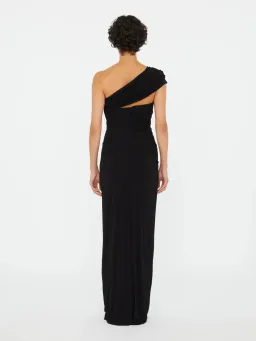 Beach Glass Draped Jersey Strapless Dress for rent on The Volte - image 4