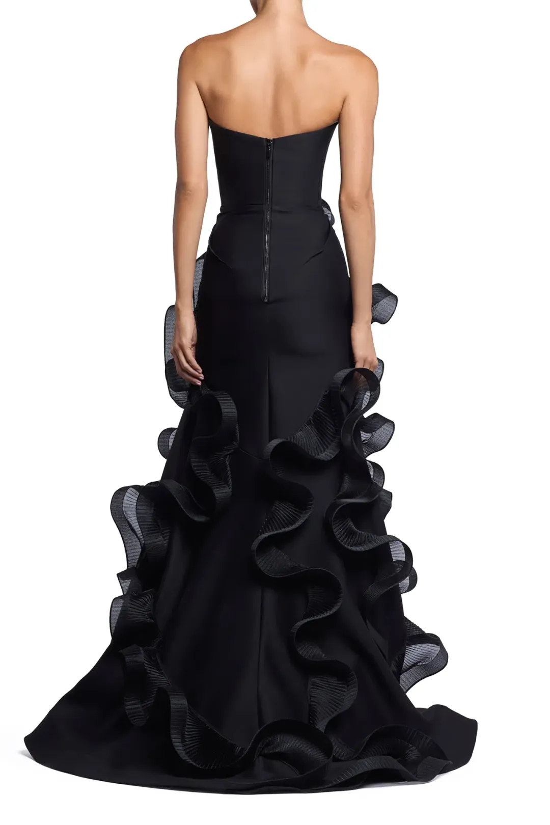 Explode Gown Black Wool for rent on The Volte - main image
