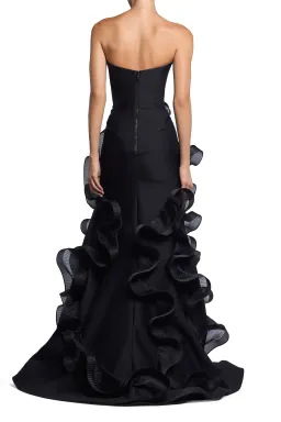 Explode Gown Black Wool for rent on The Volte - image 2