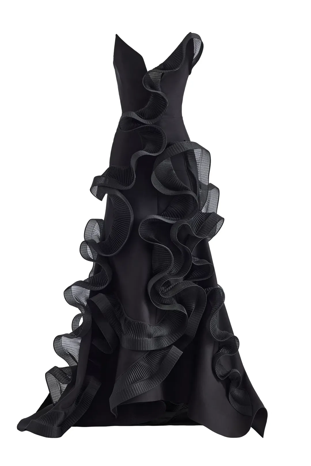 Explode Gown Black Wool for rent on The Volte - main image