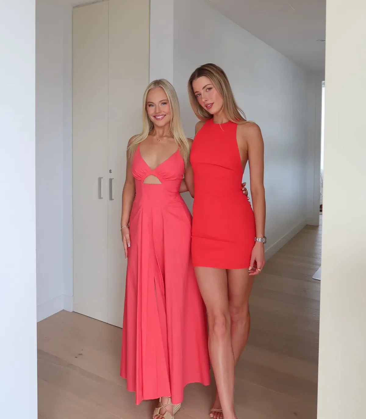 Scanlan Theodore Keyhole Maxi Dress Red size 6 for rent on The Volte - main image