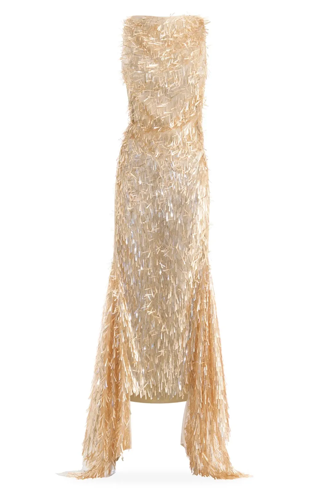 Tiara Gown Honey Crystal for rent on The Volte - main image