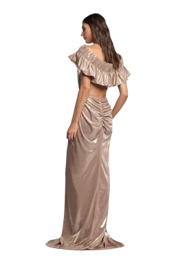 Latitude Gown Gold for rent on The Volte - image 2