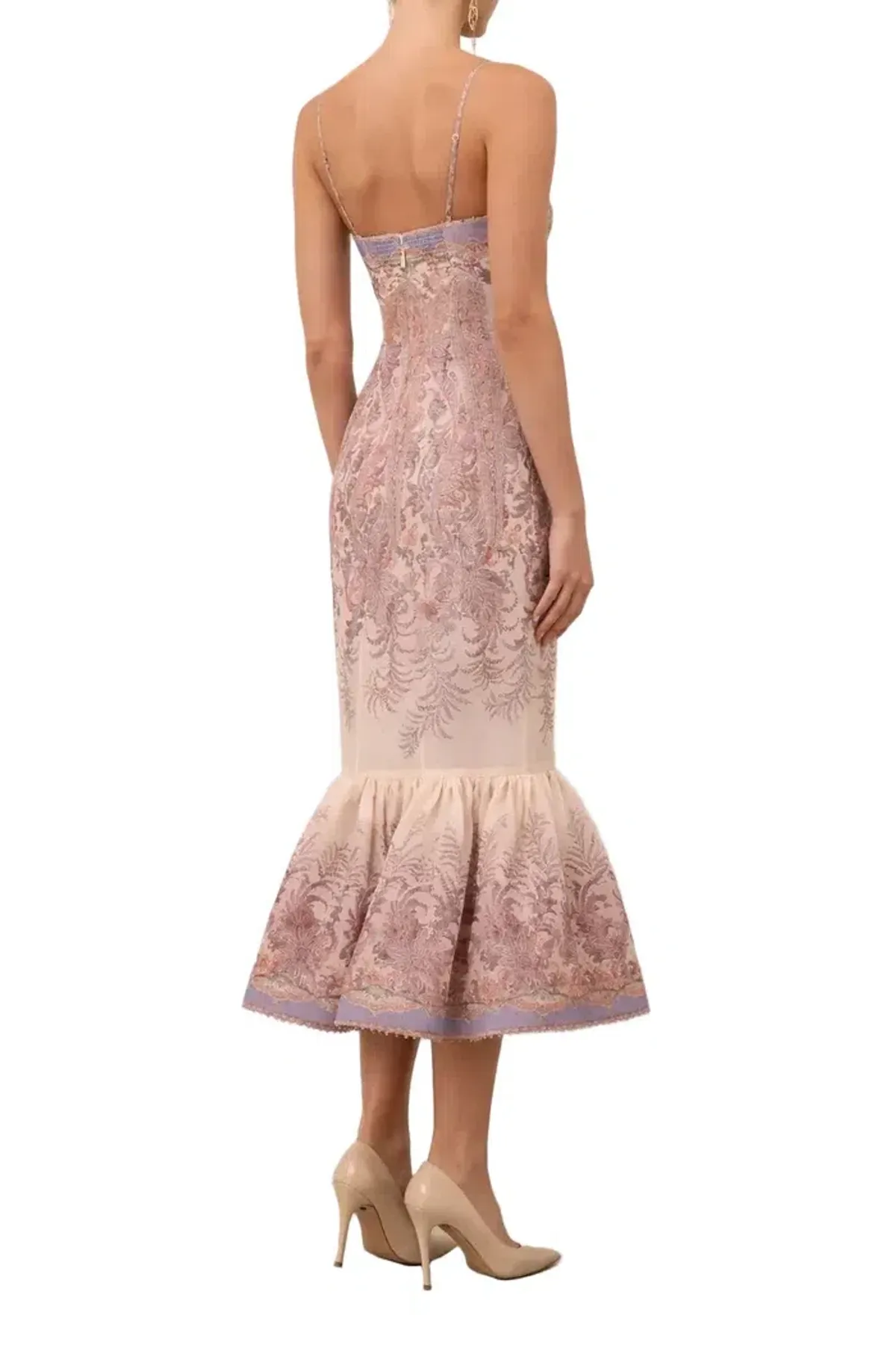 🪻 Zimmermann Alchemy Gown Size 1 - Size 10 AU - Cream Paisley Floral Formal Dress 🪻 - Image 12