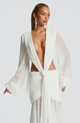 Andrina Maxi Dress Ivory for rent on The Volte - image 1