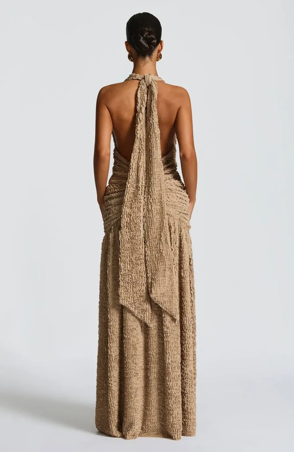 Minerva Maxi Dress Beige - Image 2