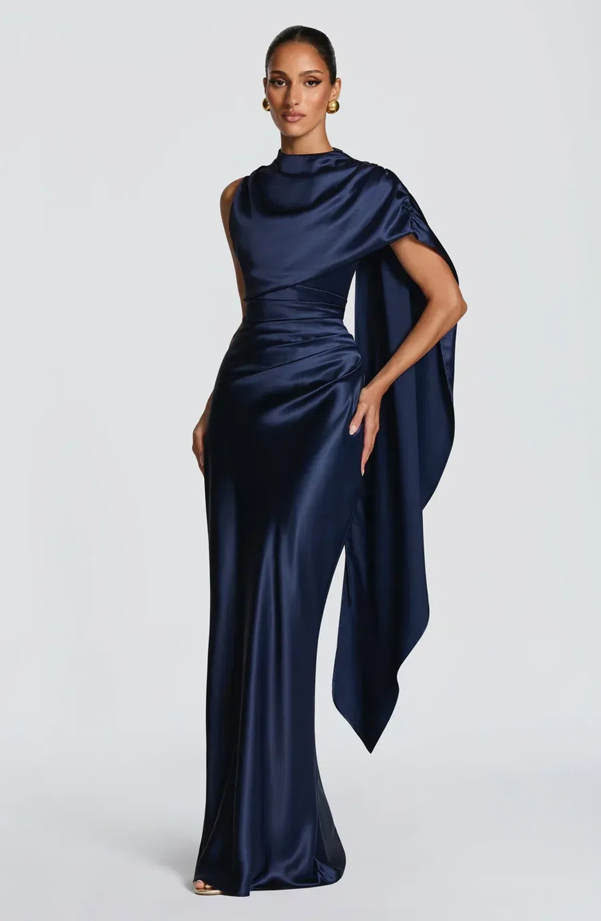Avendra Maxi Dress Navy - Image 2