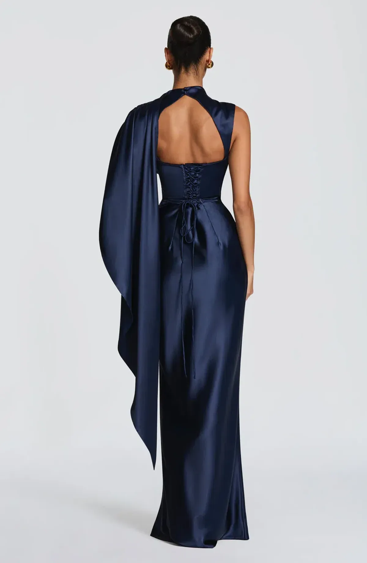 Avendra Maxi Dress Navy - Image 3
