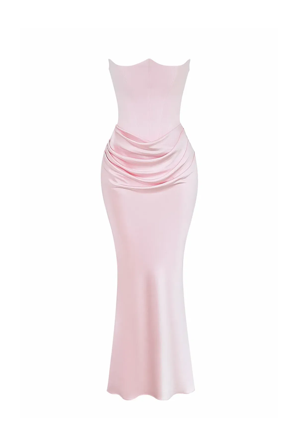 House of CB Persephone Corset Dress in Rose - Image 3