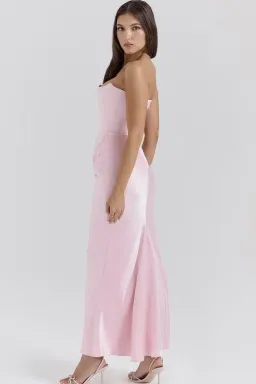 House of CB Persephone Corset Dress in Rose for rent on The Volte - image 5