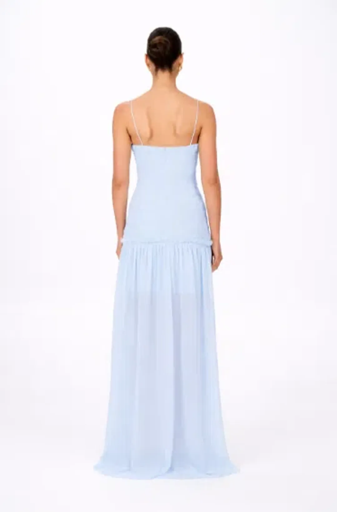 Jefre Sei Renata Dress - Baby Blue - XS for rent on The Volte - main image