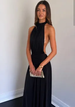 Arcina Ori Santina Gown - Black - S for rent on The Volte - image 1