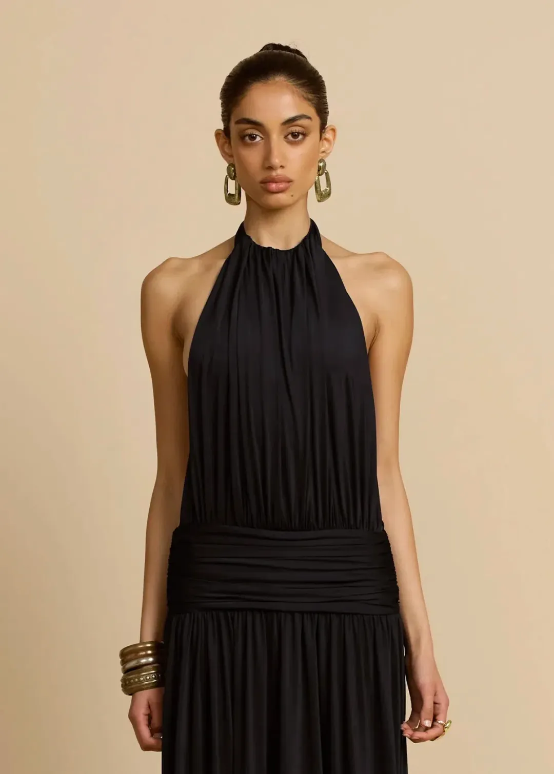 Arcina Ori Santina Gown - Black - S for rent on The Volte - main image