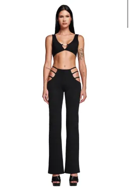 I.AM.GIA Black Lucid Set XS Top XXS Pants for rent on The Volte - image 5