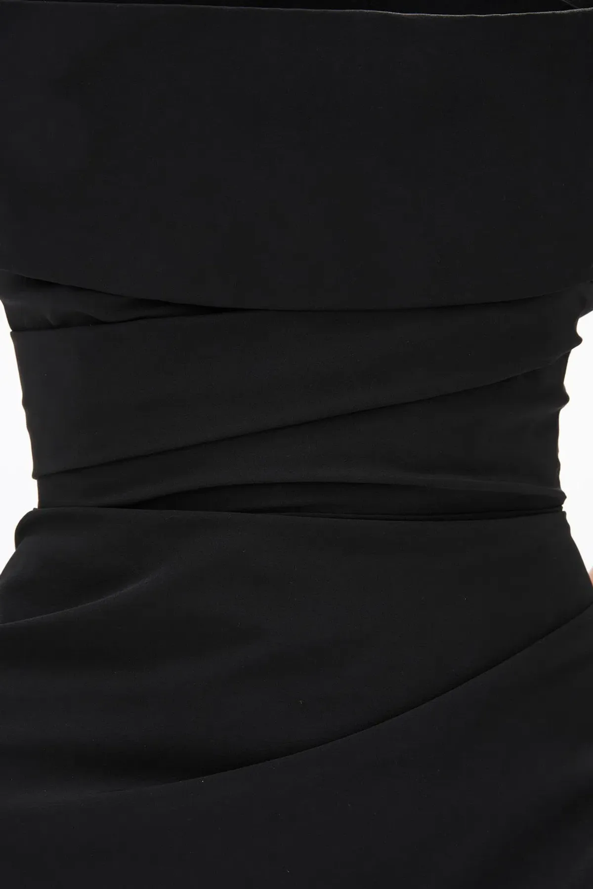 Rachel Gilbert Salma Strapless Full Length Gown in Black Size AU 10 - Image 2
