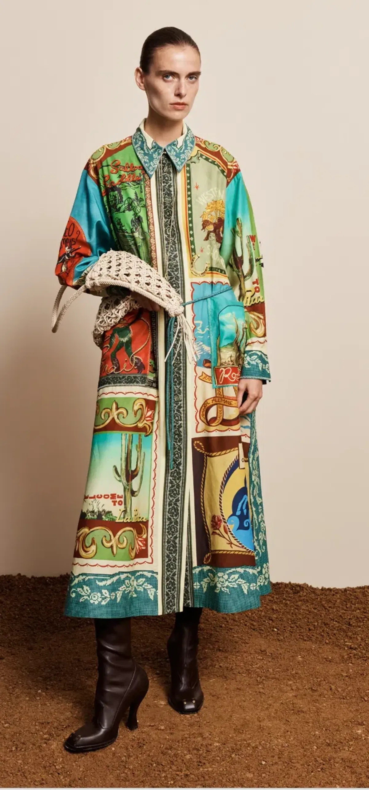ALEMAIS ACE SHIRTDRESS SIZE 12 - Image 3