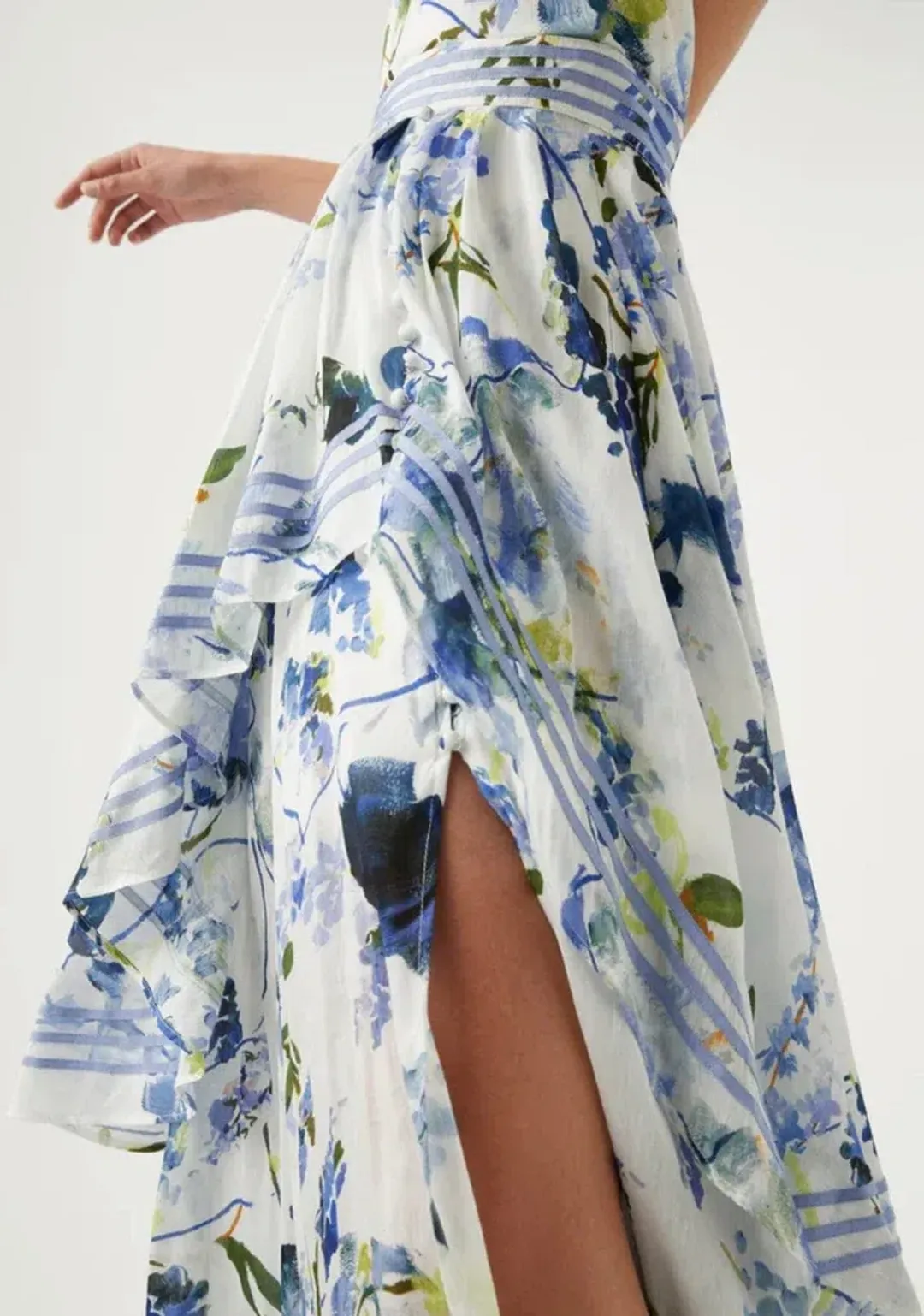 Aje Sienna Maxi Dress Lavenders Of Provence AU 12 for rent on The Volte - main image