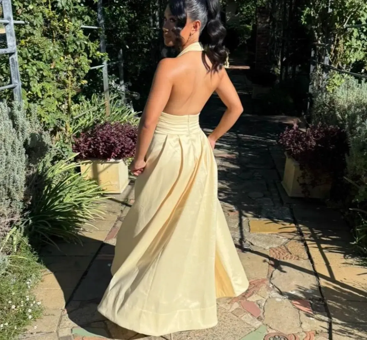 Hansen and Gretel Evalina Taffeta Gown Size 10 - Image 3