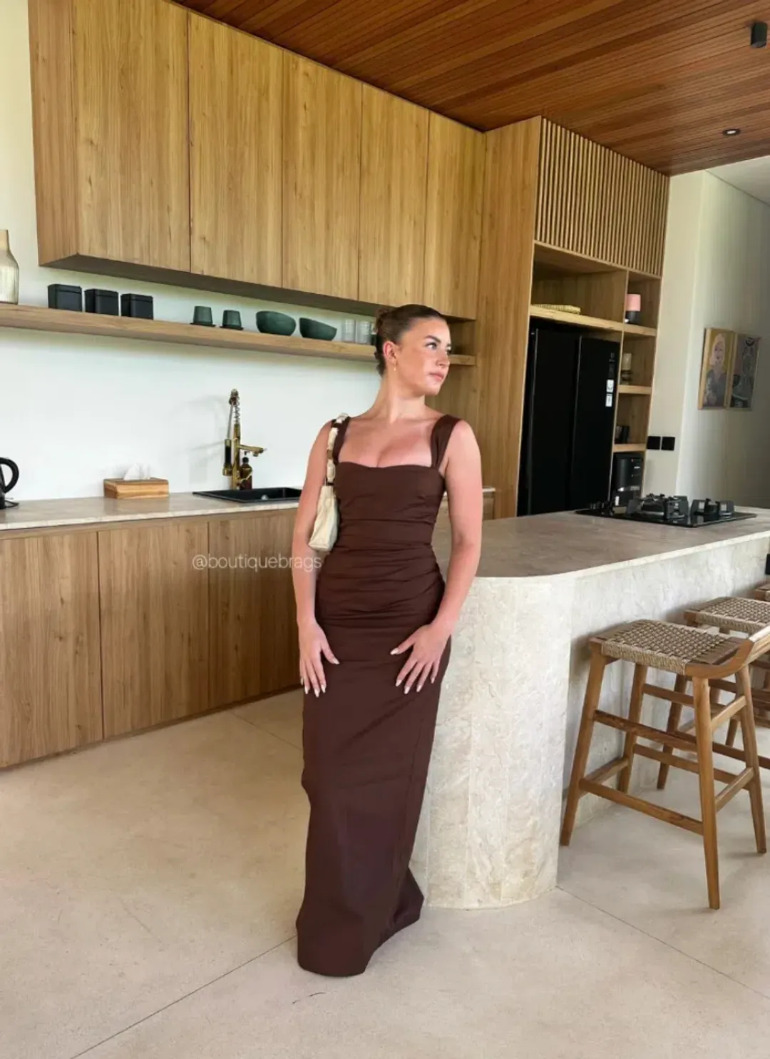 SIR the Label Dahlia Balconette Maxi Size AU 8 for rent on The Volte - main image