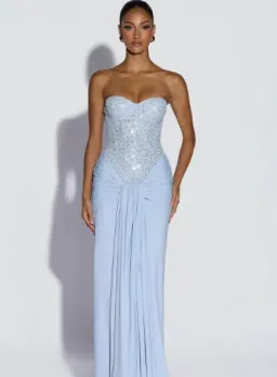 Babyboo Carina Maxi Dress Glacier Blue size 8 for rent on The Volte - image 1