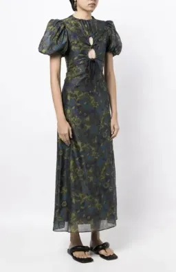 SIR valerio floral-print maxi dress for rent on The Volte - image 2