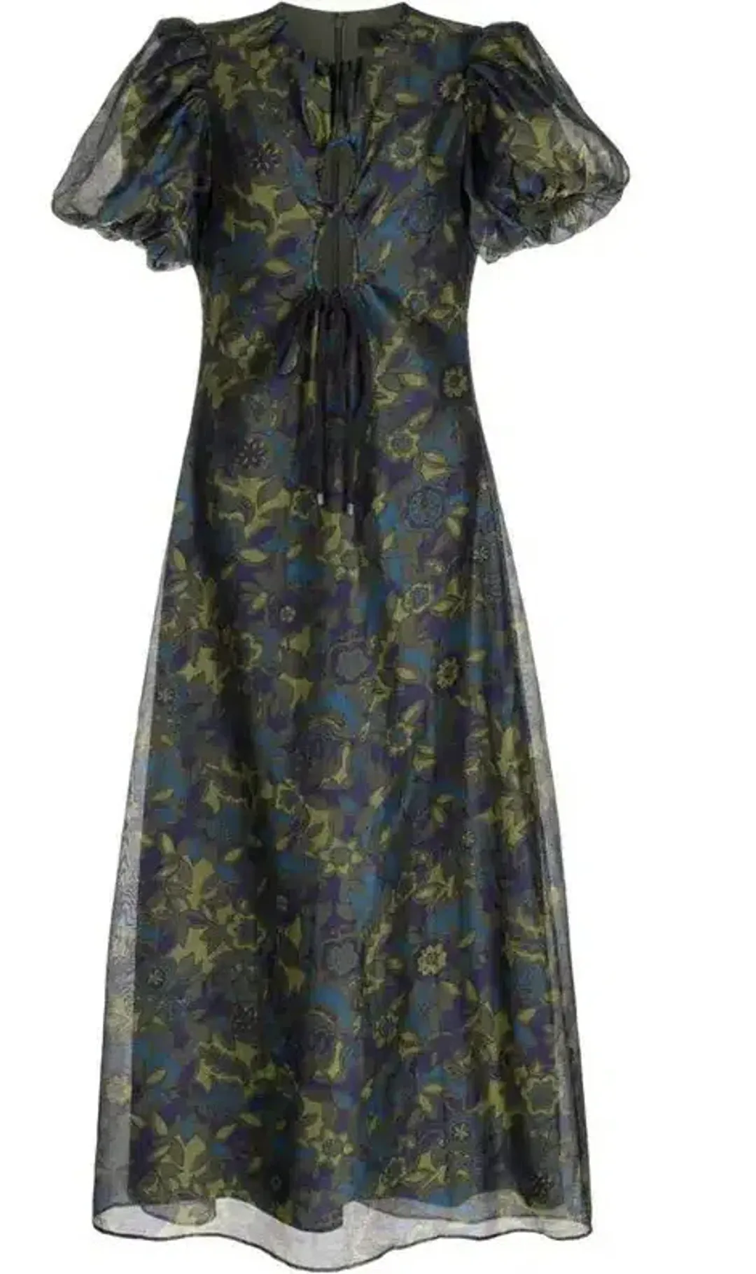 SIR valerio floral-print maxi dress for rent on The Volte - main image