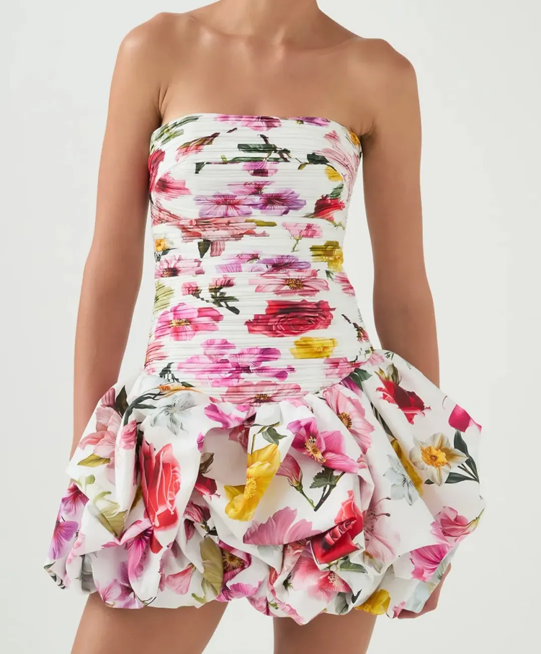 AJE - Violette Bubble Hem Mini Dress Size 6 for rent on The Volte - main image