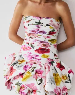 AJE - Violette Bubble Hem Mini Dress Size 8 for rent on The Volte - image 2