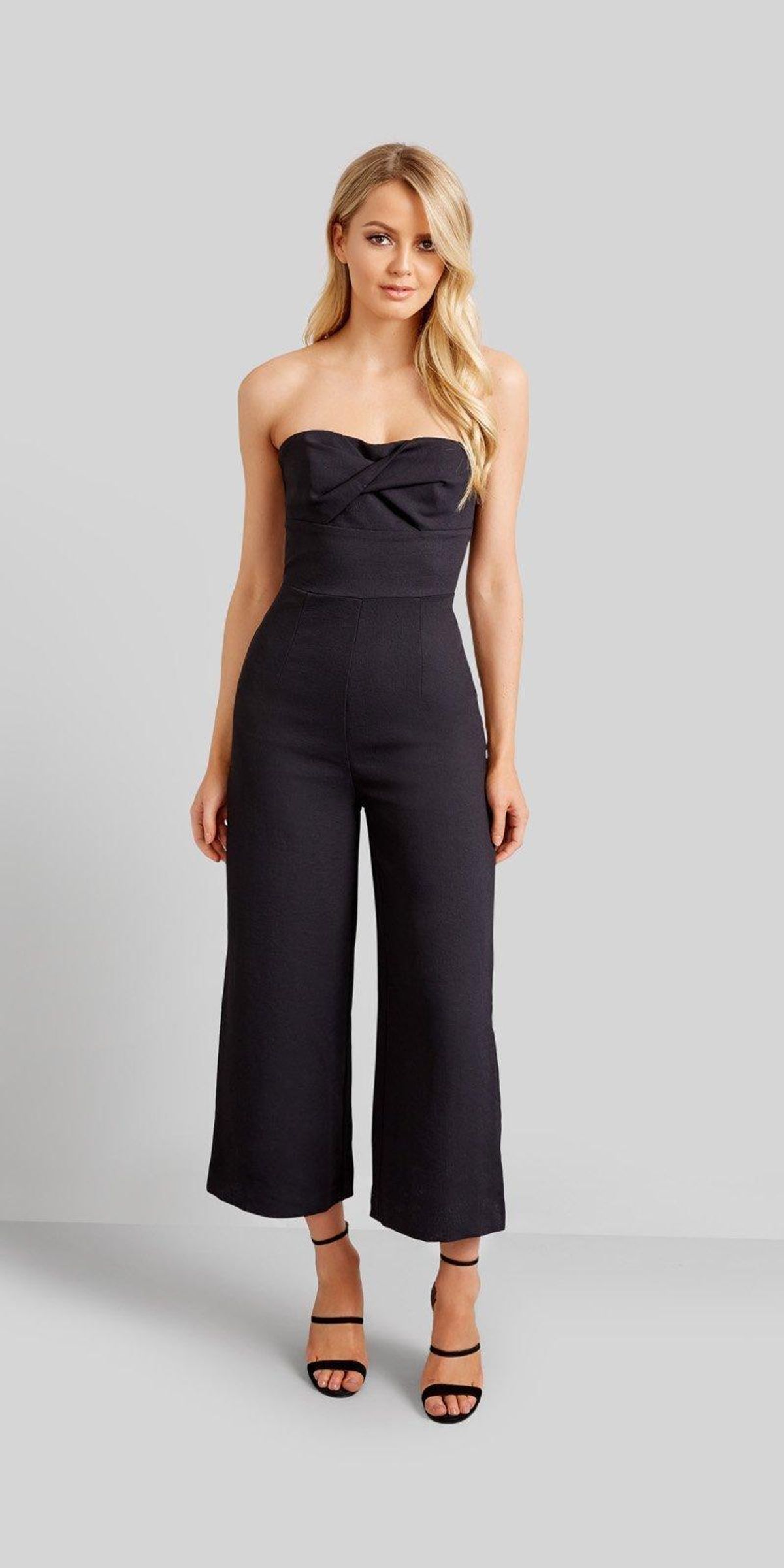 Kookai Pansy Pantsuit Black Size 8 for rent on The Volte - main image