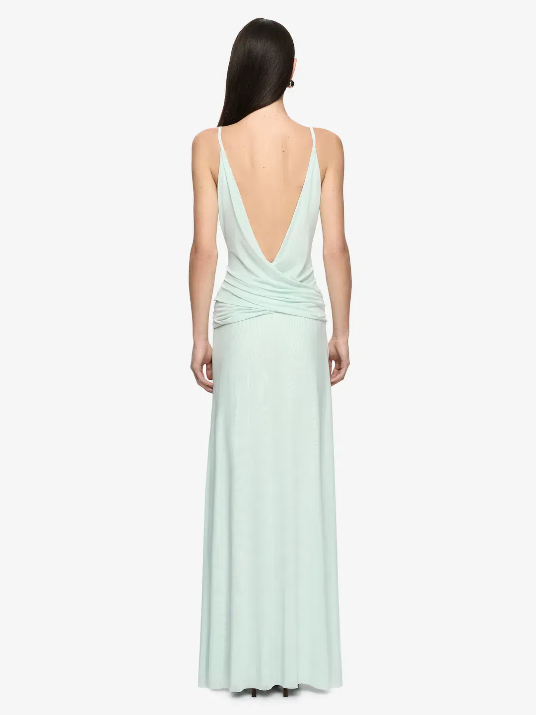 Bec & Bridge VELA MAXI DRESS Spearmint Size 8 for rent on The Volte - main image