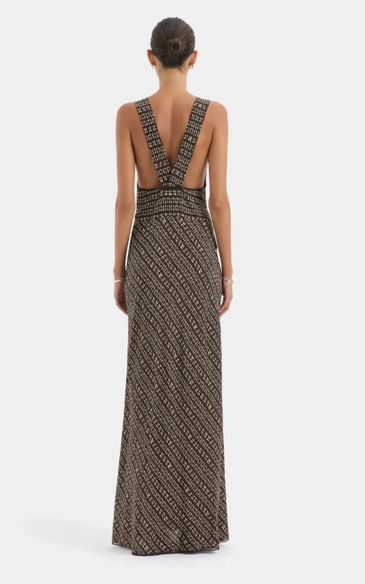 Sir the Label Astrid Cut Out Gown Tisso Plum Size 2 - Image 2