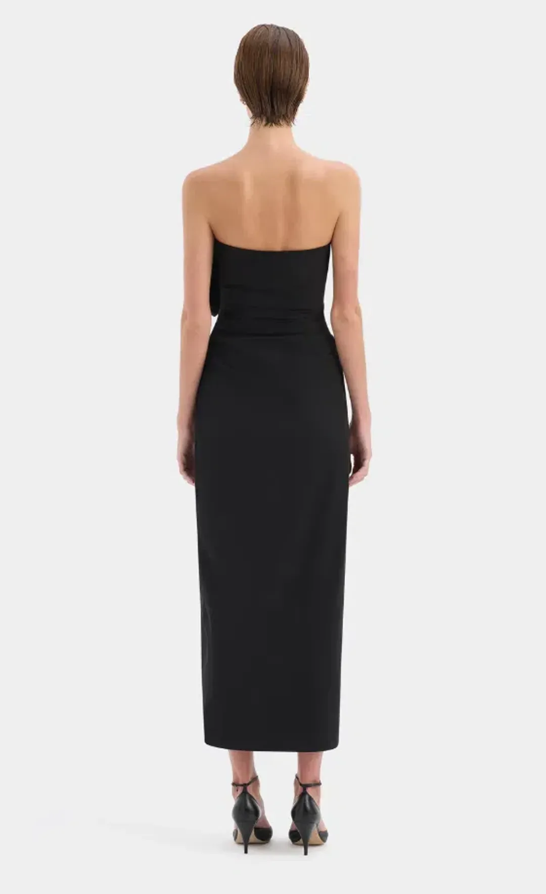 Sir the Label Siella Strapless Gown Black Size 0 for rent on The Volte - main image
