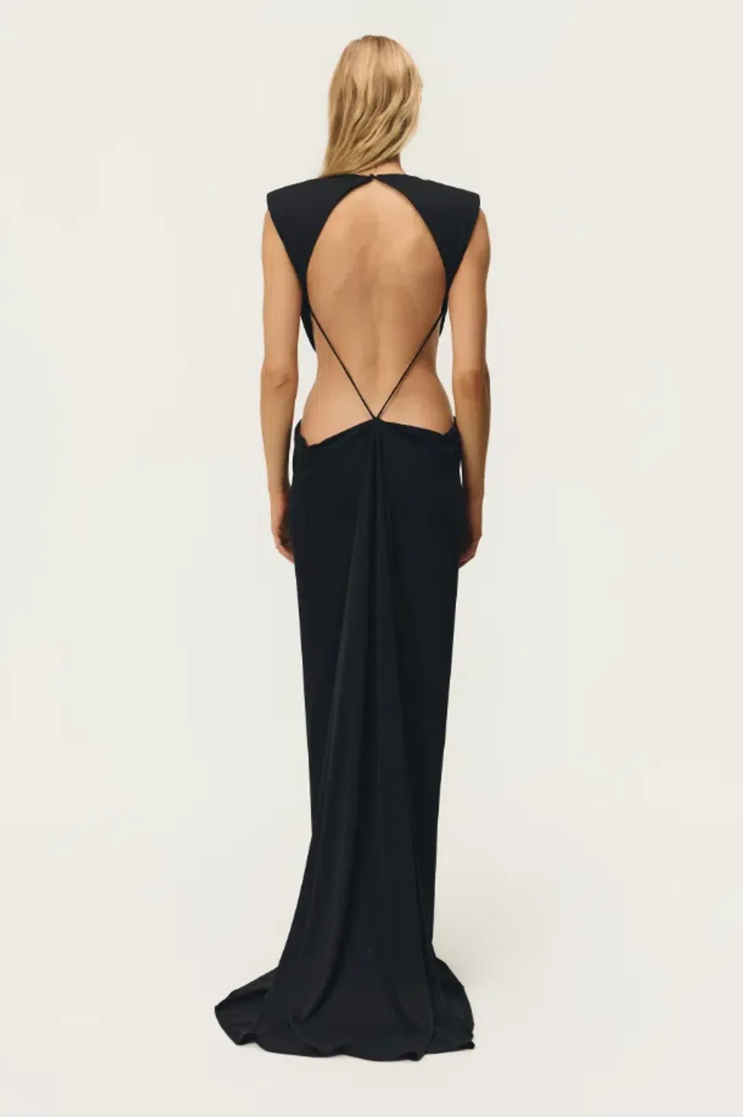 Arcina Ori AMARA DRESS BLACK Size M for rent on The Volte - main image