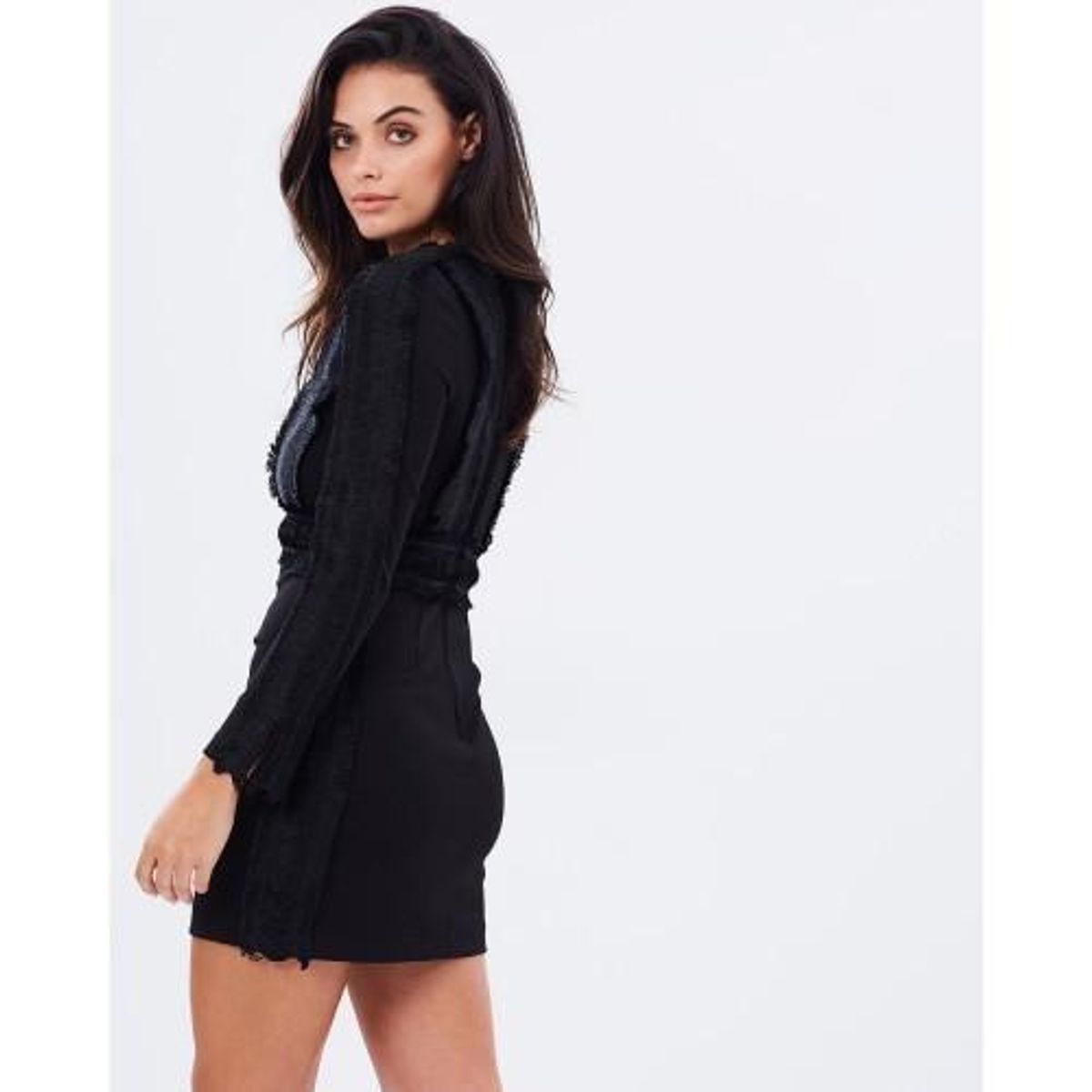 Mossman Reserving Judgements Dress Black Size 8 - Image 3