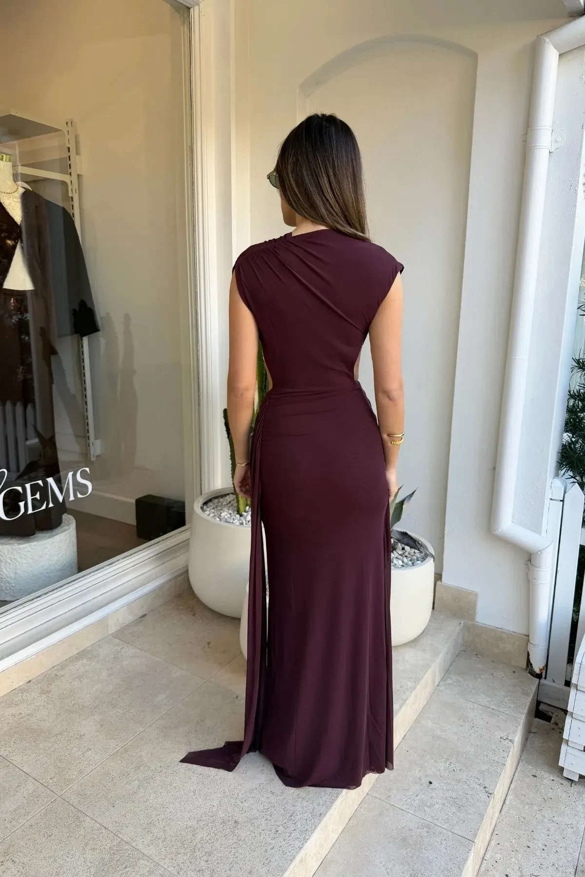 Bec and Bridge Odea Maxi Dress in Plum Size 6 - Image 3