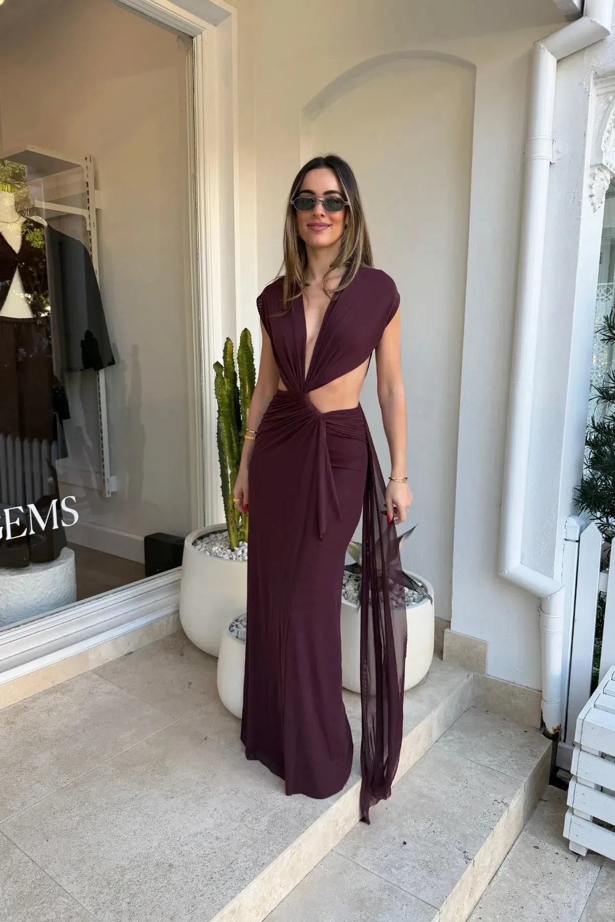 Bec and Bridge Odea Maxi Dress in Plum Size 8 - Image 1