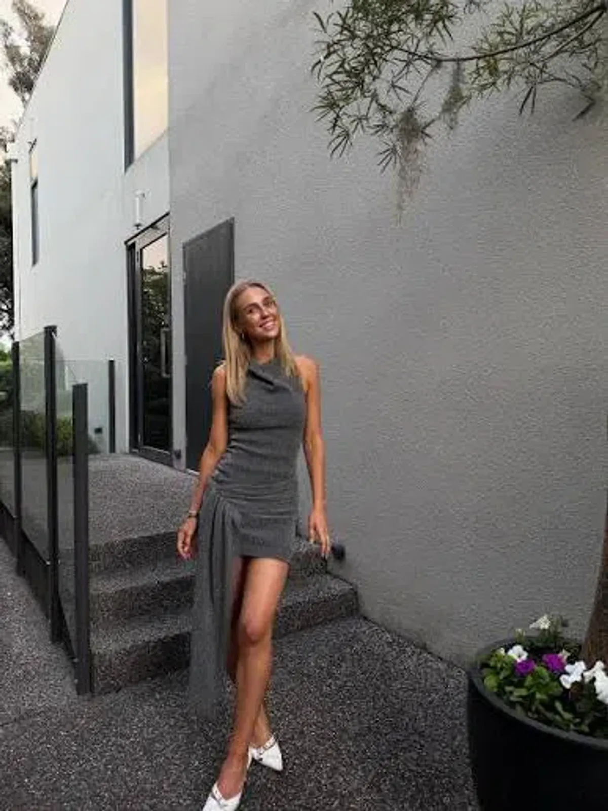 Bec + Bridge Astra Drape Mini Dress Size 16 - Image 5