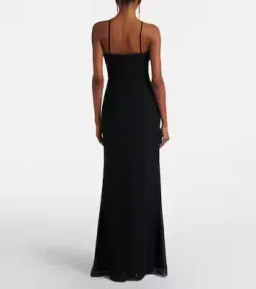 🖤 BRAND NEW REBECCA VALLANCE Astros Gown - Size 8 AU - Black Embellished Maxi Dress 🖤 for rent on The Volte - image 4