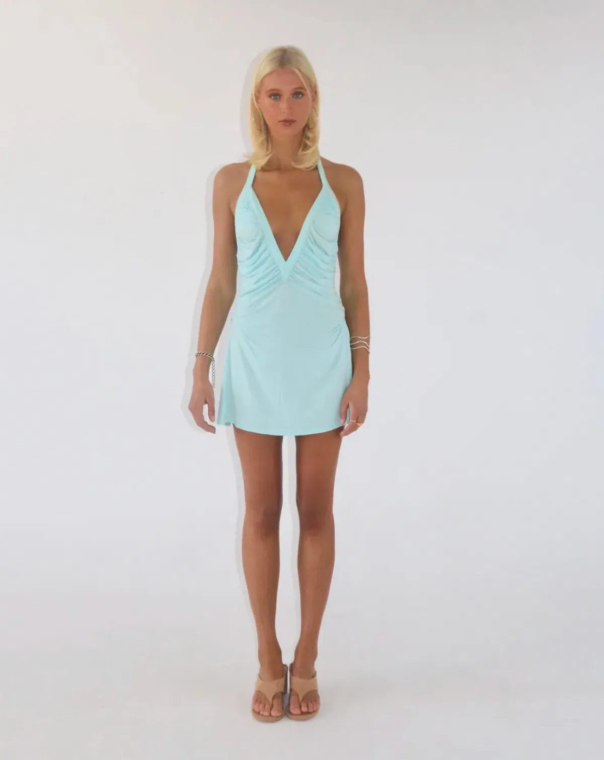 Solamusa Angelina Mini in Aqua - Size L - Image 3