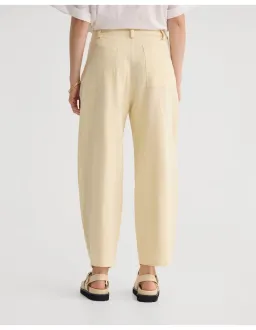 Oxford Etta Barrel Leg Pant Butter Size 10 AU for rent on The Volte - image 3