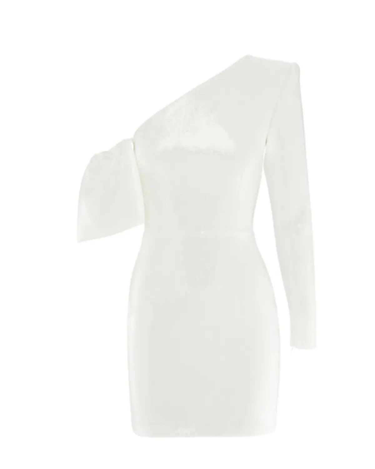Alex Perry Sequin Mini Dress In White | AU 8 - Image 2