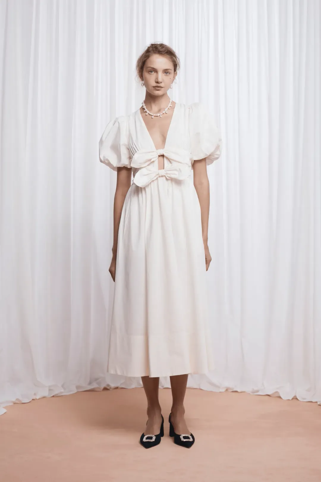 Lovaan Studios Devon Midi Dress for rent on The Volte - main image