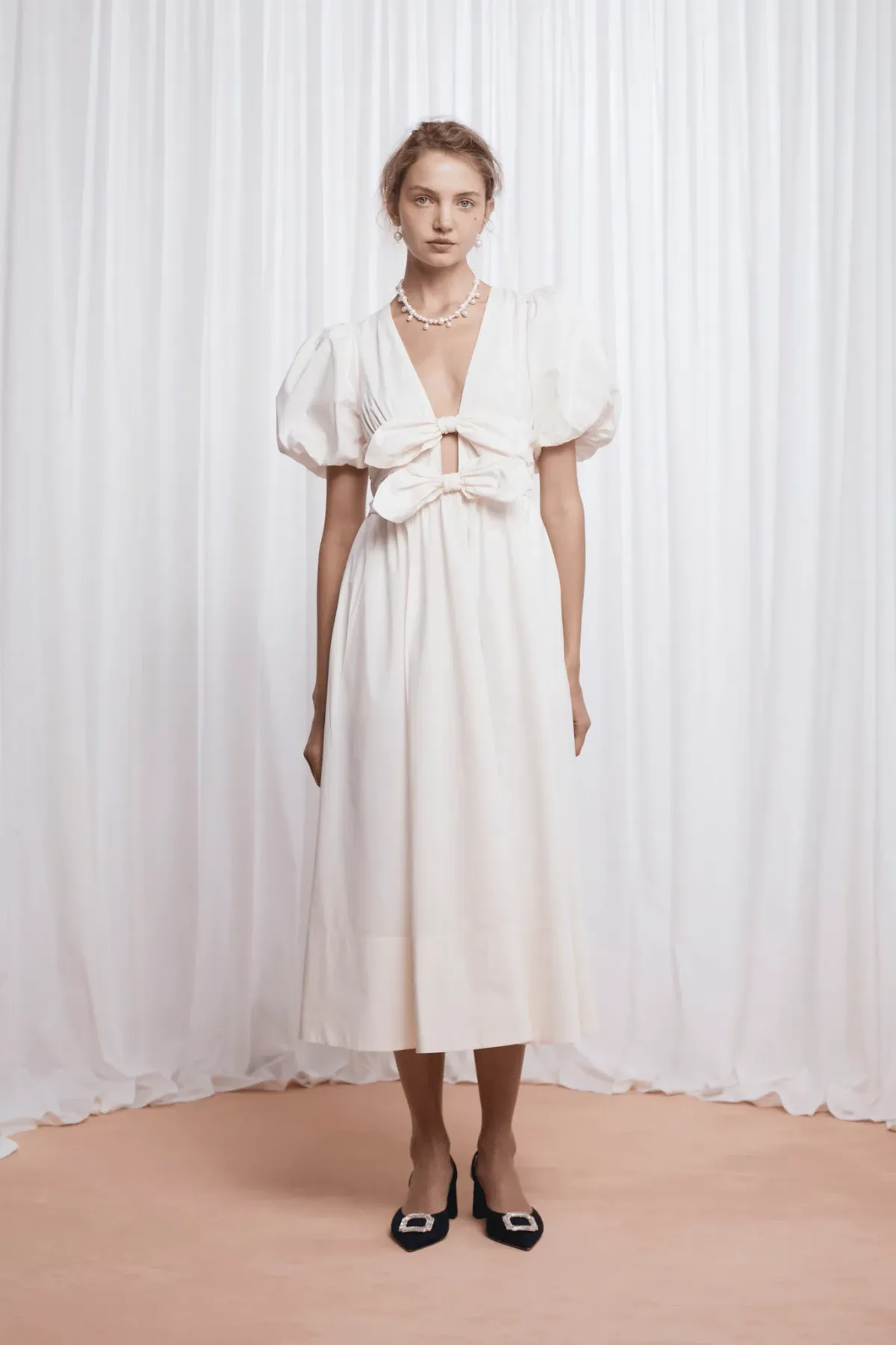 Lovaan Studios Devon Midi Dress for rent on The Volte - main image