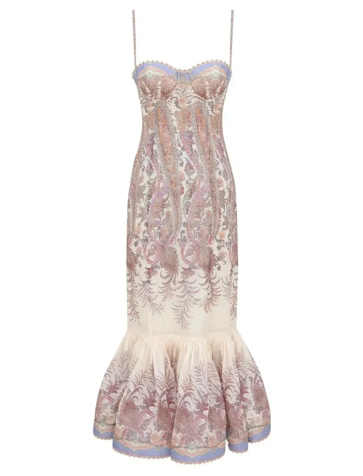 Zimmermann Alchemy Gown Dress Cream Paisley Size 0P / AU 6 - Image 1