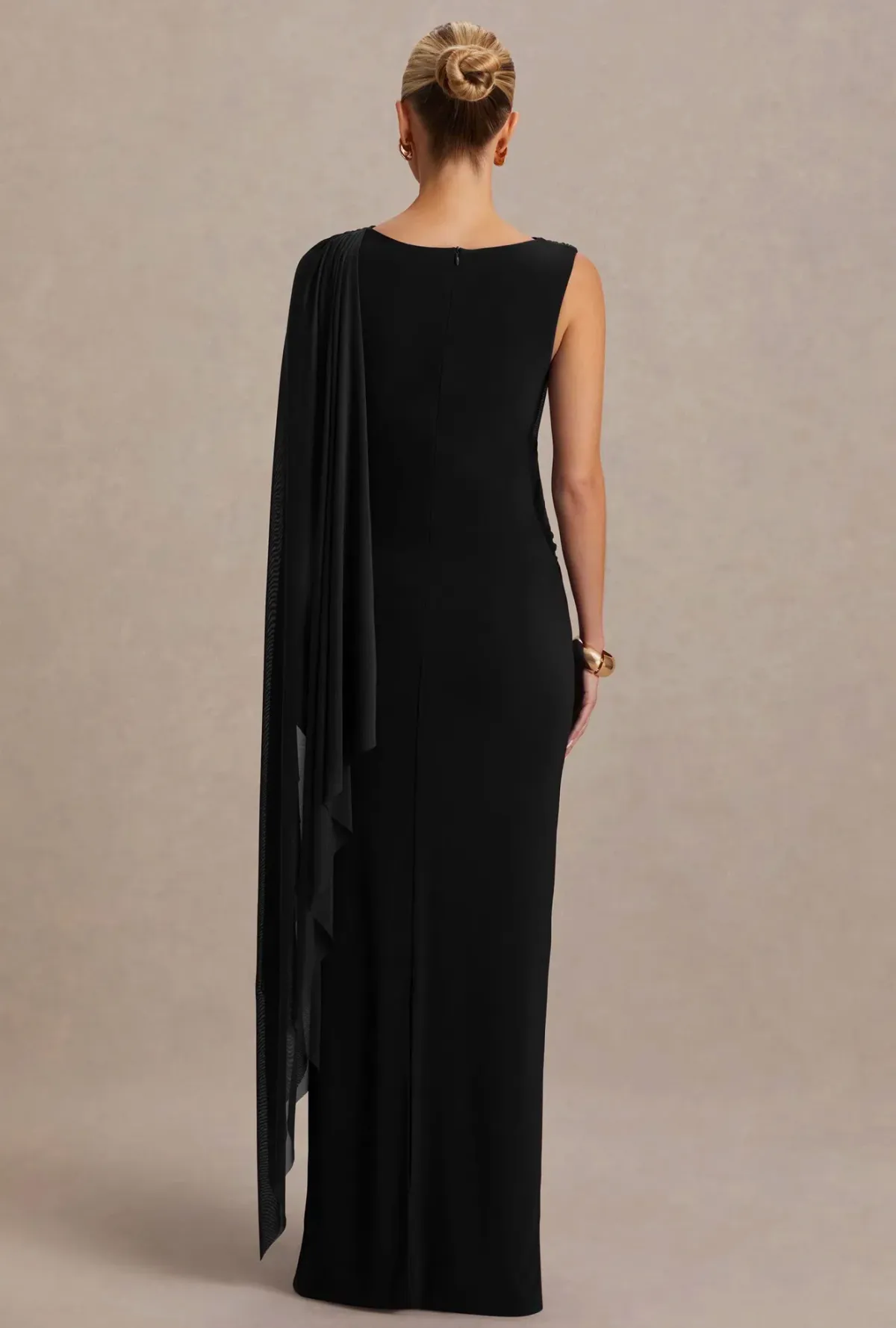 Club London Cristina High Neck Gown size 10 - Image 2