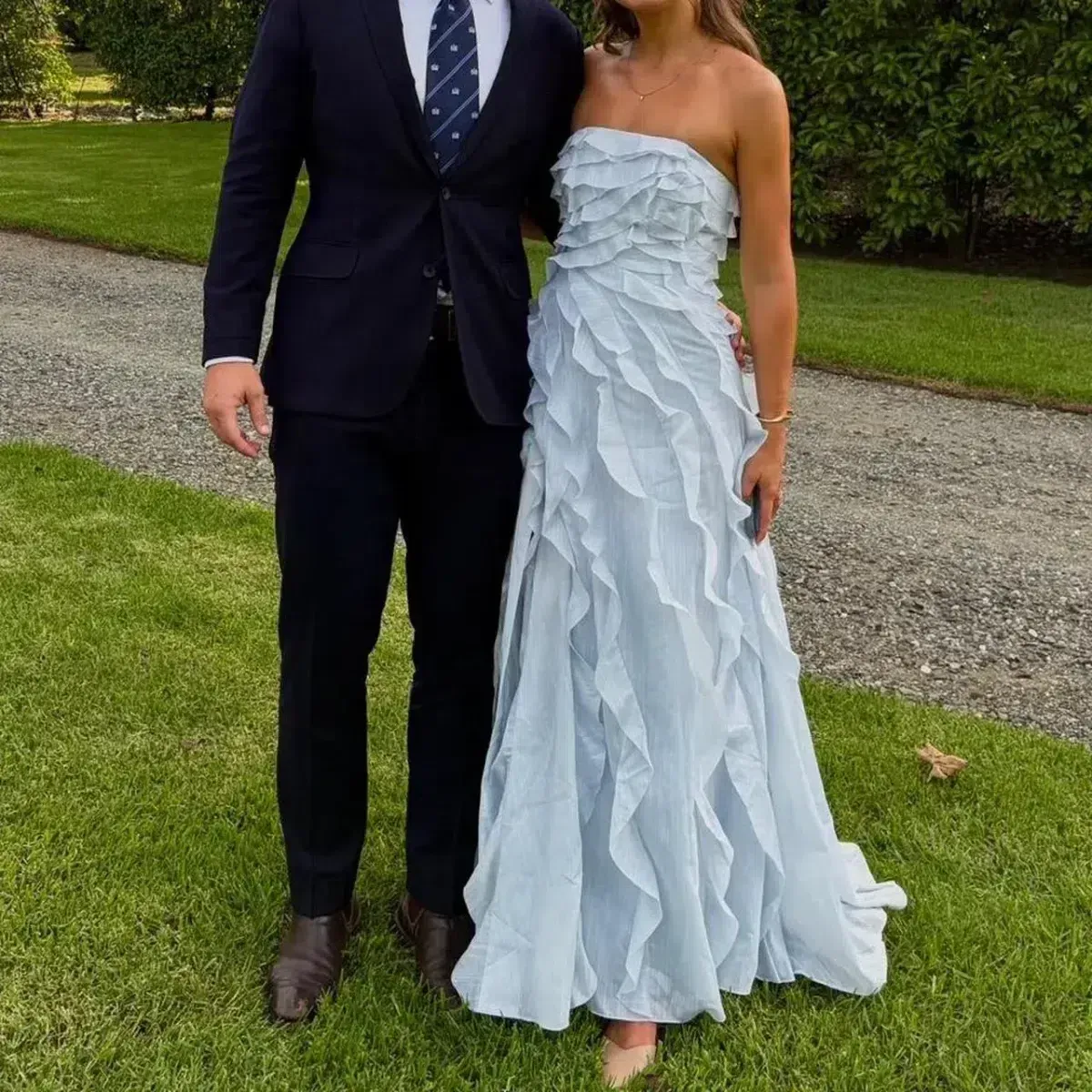 🩵 Aje ALLAIRIE GOWN in Pastel Blue - Size 16 AU 🩵 Ruffled Tiered Maxi Dress 🩵 - Image 4