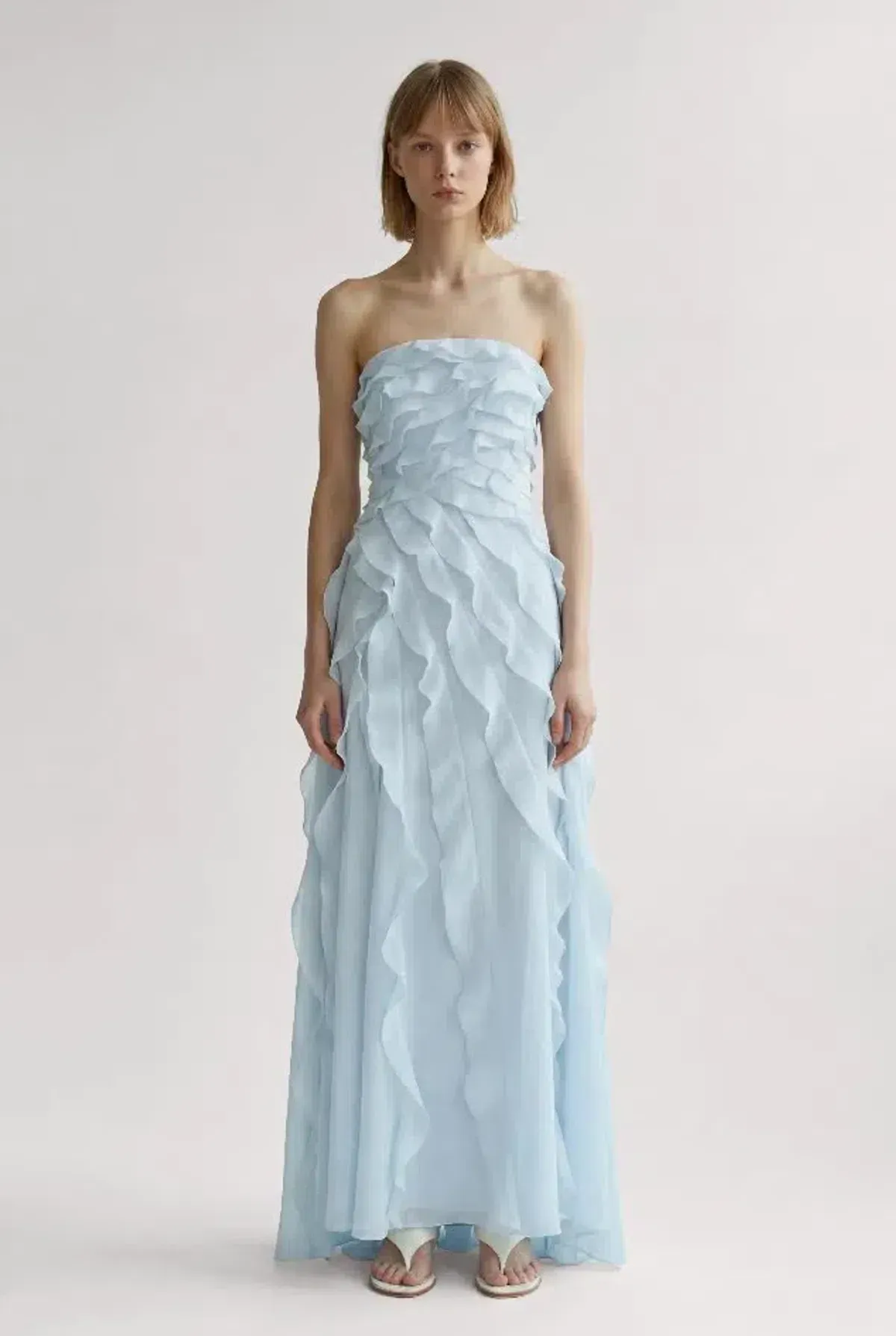 🩵 Aje ALLAIRIE GOWN in Pastel Blue - Size 16 AU 🩵 Ruffled Tiered Maxi Dress 🩵 - Image 2