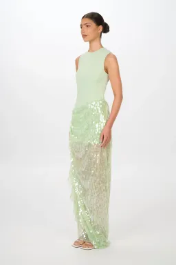 Jefre Sei Zoi Gown Green Size S/AU8 for rent on The Volte - image 2