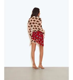 Rat and Boa Nilah Mini Shirt Dress in Animal Size 8 for rent on The Volte - image 2